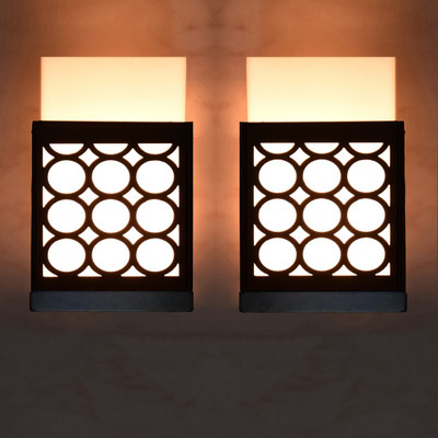 Giftwala Uplight Wall Lamp Without Bulb(Pack of 2)