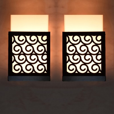 Giftwala Uplight Wall Lamp Without Bulb(Pack of 2)