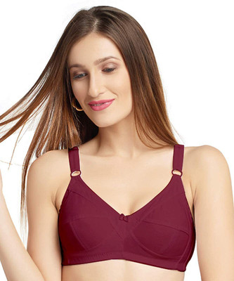 DAISY DEE Women Full Coverage Non Padded Bra(Maroon)