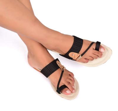 Zeema Fashion Women Black Flats