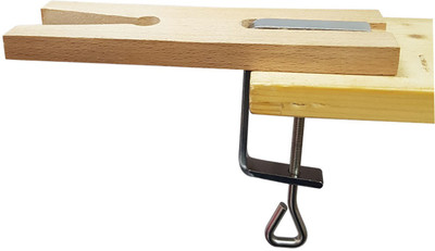 Scorpion Saw Frame German Type Adjustable 3” (80mm)|Bench Pin with V-Slot and Clamp And Saw Blade