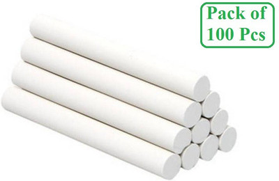 Eduway Dustless Anti-Scratch White Chalk 100 Sticks Board Chalk
