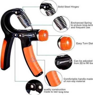 PMB ADJUSTABLE MADE IN INDIA HAND AND FITNESS GRIPPER Hand Grip/Fitness Grip