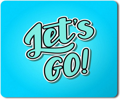 5 ACE lets go msd Printed Designer Premium Rubber Base Mouse pad for Laptop|Dekstop-7x8.5 Inches Non Slip Base Mousepad(Multicolor)