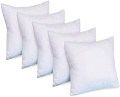 DPG Polyester Fibre Solid Bolster Pack of 5(White)