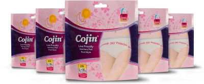 Cojin Combo pack of 5 packs (10 nos of disposable period panties) Sanitary Pad(Pack of 2)