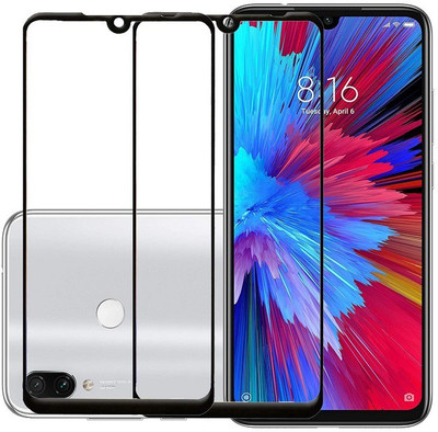 KARTRAY Edge To Edge Tempered Glass for Redmi Note 7S(Pack of 2)