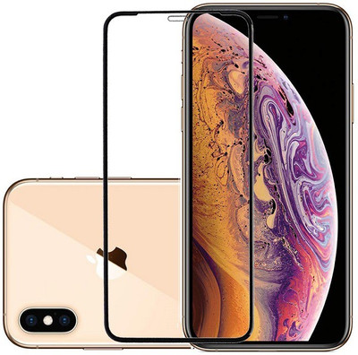 KARTRAY Edge To Edge Tempered Glass for Apple iPhone XS(Pack of 1)