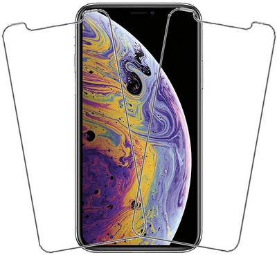 KARTRAY Tempered Glass Guard for Apple iPhone XS(Pack of 2)