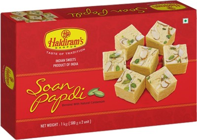 Haldiram's Soan Papdi (Pack of 1) Box(1 kg)