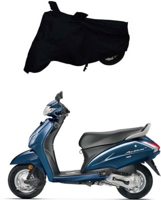 RONISH Two Wheeler Cover for Honda(Activa 5G, Black)