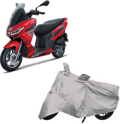 Adhvik Waterproof Two Wheeler Cover for Aprilia(Silver)