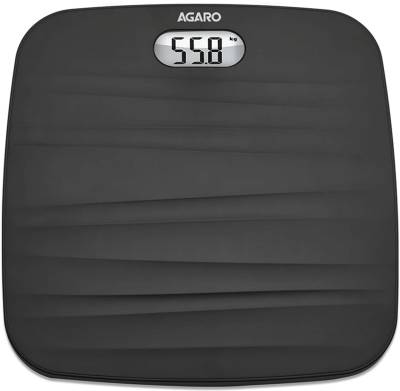 AGARO Electronic Personal Scale_WS502 Weighing Scale  (Black)