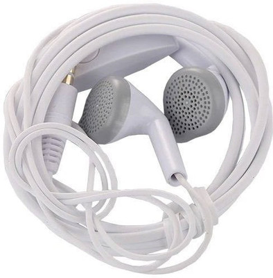 SULFUR Top notch quality compatible for S7,J2,A30,M10,M20,red.mi.vi.vo Wired Headset(White, In the Ear)
