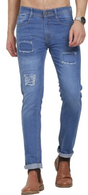 Sobbers Slim Men Light Blue Jeans