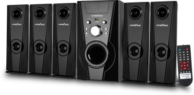 KRISONS Genius-400 Multimedia Speaker (5.25'' Woofer) | App Controlled, Bluetooth Supporting Home Theatre | USB, AUX, LCD Display, Built-in FM,...