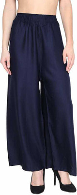 Akshita Enterprises Regular Fit Women Dark Blue Trousers