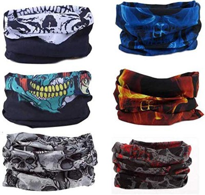 YASHVI Men & Women, Boys, Baby Boys, Baby Girls, Boys & Girls Self Design, Solid Bandana(Pack of 6)