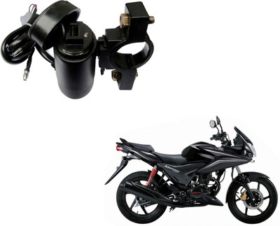 Auto Kite Motor Bike USB Mobile Charger with USB Charger Socket 2.1A 9V Stunner CBF 2.1 A Bike Mobile Charger