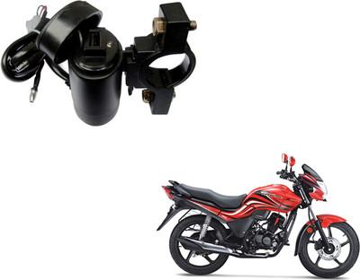 Auto Kite Motor Bike USB Mobile Charger with USB Charger Socket 2.1A 9V Passion 2.1 A Bike Mobile Charger