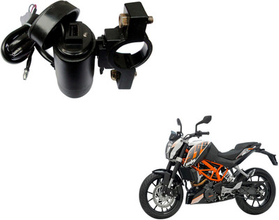 Auto Kite Motor Bike USB Mobile Charger with USB Charger Socket 2.1A 9V DUKE 390 2.1 A Bike Mobile Charger