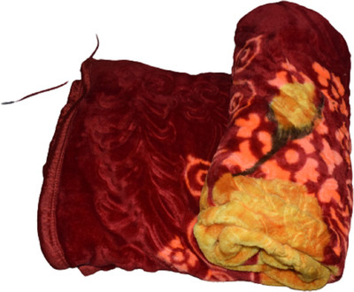 Changers Printed Double Mink Blanket for  Mild Winter(Microfiber, Multicolor)