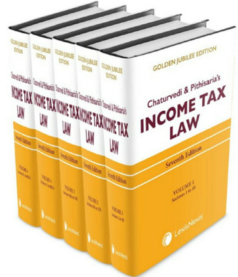 Lexis Nexis’s Income Tax Law (Vol 1 to 5) by Chaturvedi and Pithisaria – 7th Edition August 2020(Hardcover, Chaturvedi, Pithisaria)