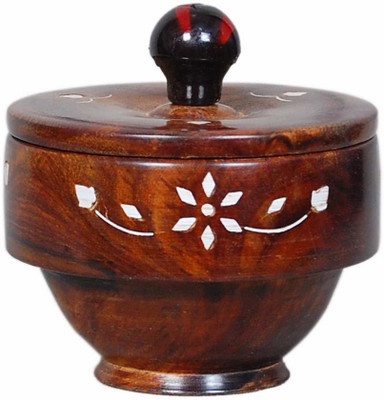 MODERNCOLLECTION Wooden Utility Container  - 50 ml(Brown)