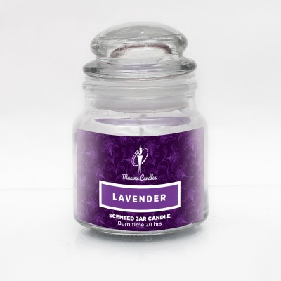 Maxime Lavender Jar Candle(Purple, Pack of 1)