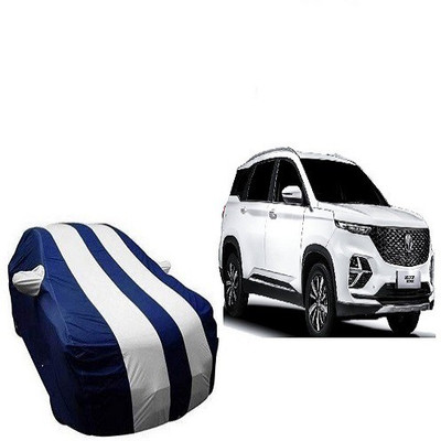 Frap Car Cover For MG Hector (With Mirror Pockets)(White, Blue, For 2020 Models)
