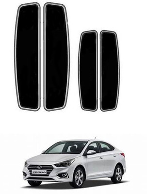 RONISH Plastic Car Door Guard(Black, Pack of 4, Hyundai, Verna)