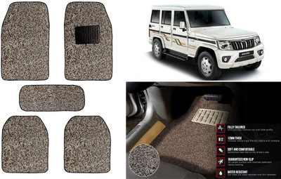 Auto Kite Plastic, PVC, Vinyl Standard Mat For  Mahindra Bolero(Beige, Brown)