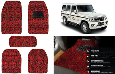 Auto Kite Plastic, PVC, Vinyl Standard Mat For  Mahindra Bolero(Red, Black)