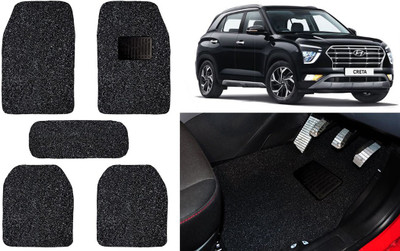 Auto Kite Plastic, PVC, Vinyl Standard Mat For  Hyundai Creta(Black)