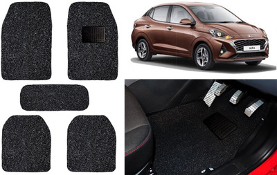 Auto Kite Plastic, PVC, Vinyl Standard Mat For  Hyundai Aura(Black)
