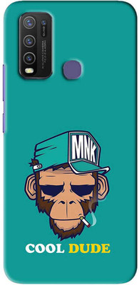 NDCOM Back Cover for VIVO Y50 Monkey Cool Dude Printed(Multicolor, Hard Case, Pack of: 1)