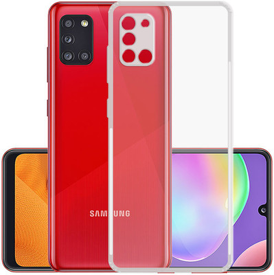 Casotec Back Cover for Samsung Galaxy A31(Transparent, Silicon, Pack of: 1)