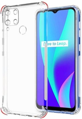 Hydbest Front & Back Case for Realme C15(Transparent, Camera Bump Protector)