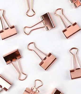 INNAXA CLIP 19 metal Binder(Set of 8, Rose Gold)