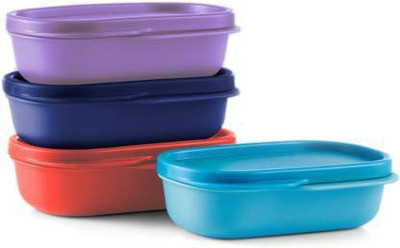 TUPPERWARE Plastic Cookie Jar  - 120 ml(Pack of 4, Multicolor)
