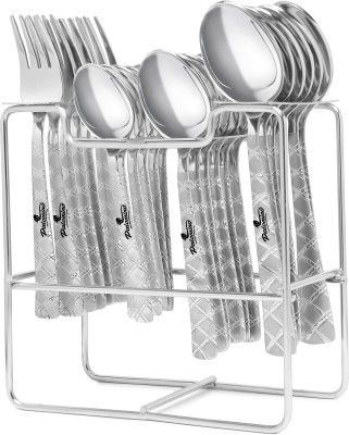 PALOMINO Stainless Steel Spoon stand / rack Steel Cutlery Set Stainless Steel Cutlery Set(Pack of 25)