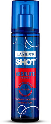 LAYER'R SHOT ABSOLUTE POWER 135ml Body Spray  -  For Men(135 ml)