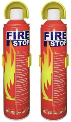 vyas Home and Car Safe 500ML Pack of 2 Fire Extinguisher Mount(1 kg)