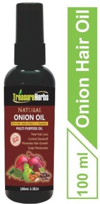 TreasureHerbs Red Onion oil for Hair Regrowth Hair Oil(100 ml)