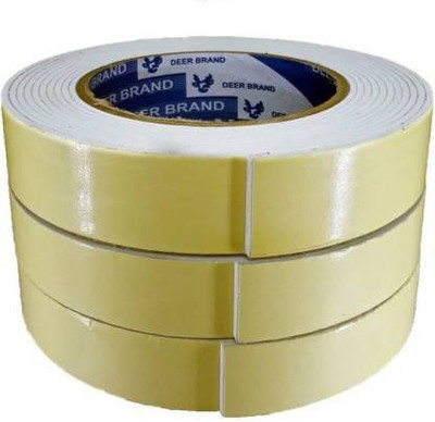 The Mark Double Sided Self Adhesive Acrylic Foam Mounting Tape (Manual)(Set of 3, White)