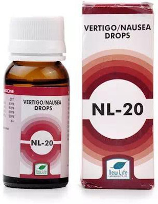 New Life Laboratories NL-20-Vertigo & Nausea Drops(2 x 30 ml)