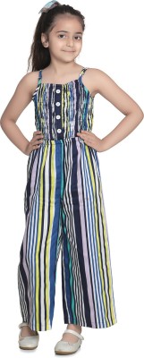 STYLESTONE Striped Girls Jumpsuit