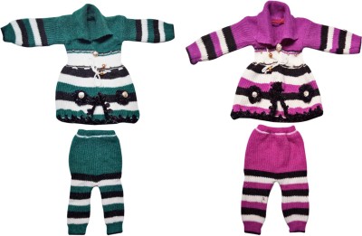 ATXP Baby Girls Party(Festive) Dress Pyjama(Multicolor)