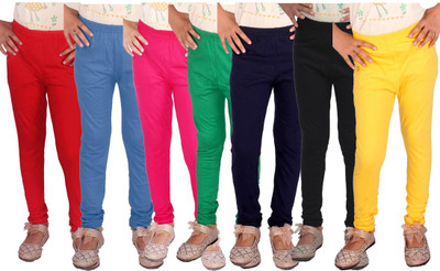 DIAZ Legging For Girls(Multicolor Pack of 7)