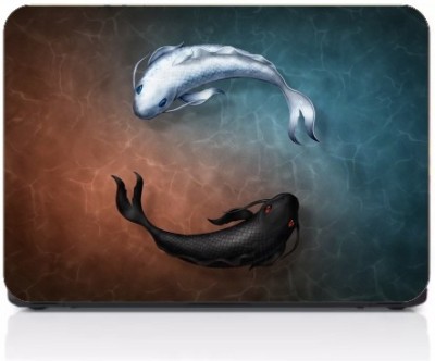 Gprint High & Digital Quality Laptop Laminated Beautiful 2 Fish Cover Print Vinyl Laptop Decal 15.6